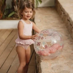 Little Dutch Strandbal - Roze