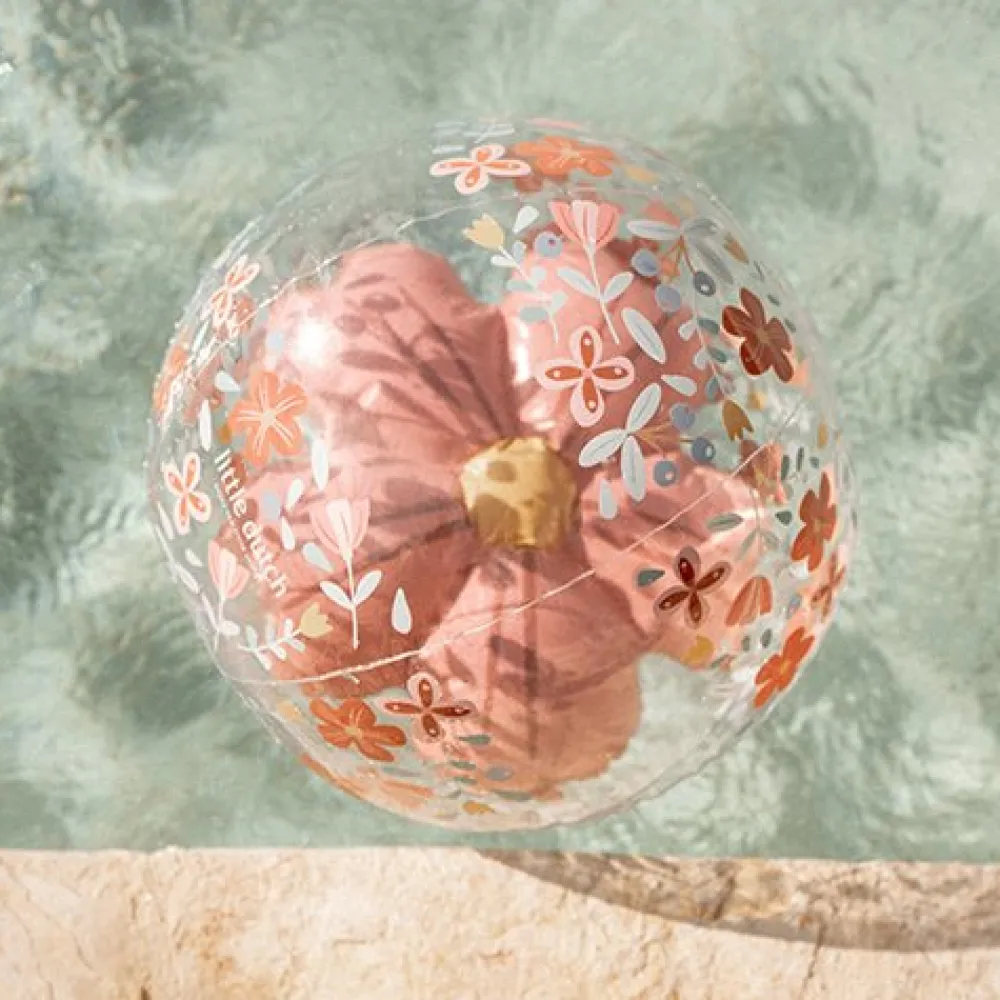 Little Dutch Strandbal 3D Figuur Pink Flowers