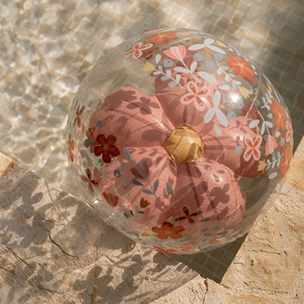 Little Dutch Strandbal 3D Figuur Pink Flowers