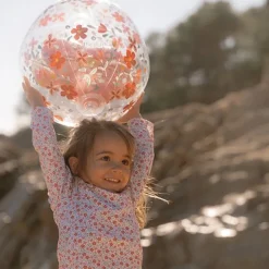 Little Dutch Strandbal 3D Figuur Pink Flowers