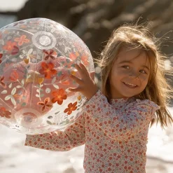 Little Dutch Strandbal 3D Figuur Pink Flowers