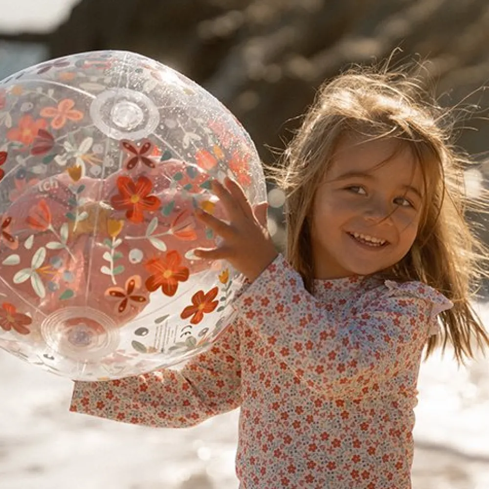 Little Dutch Strandbal 3D Figuur Pink Flowers