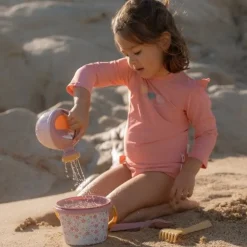 Little Dutch Strandset Pink Flowers set van 5