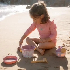 Little Dutch Strandset Pink Flowers set van 5