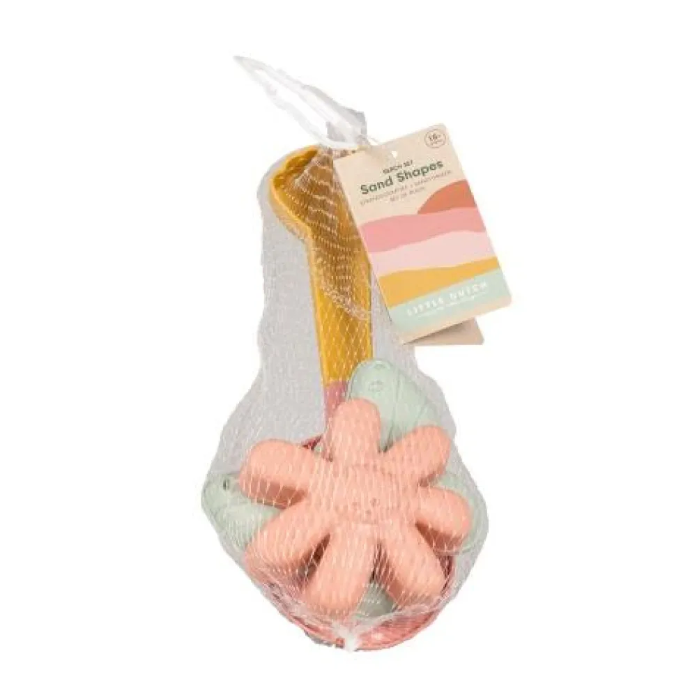 Little Dutch Strandset schepje en zandvormen Flowers & Butterflies