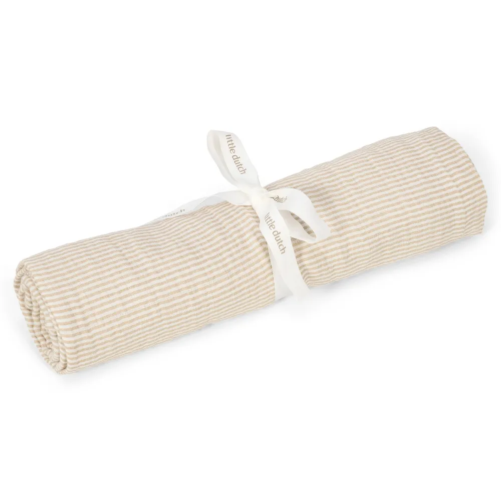 Little Dutch Swaddle - Beige - 120 cm - Essentials