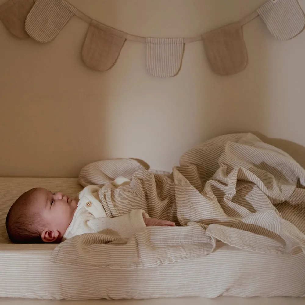 Little Dutch Swaddle - Beige - 120 cm - Essentials