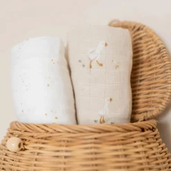 Little Dutch Swaddle - Beige - Newborn Naturals - Little Goose