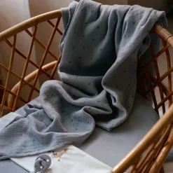 Little Dutch Swaddle - Blauw - 120 cm - Essentials