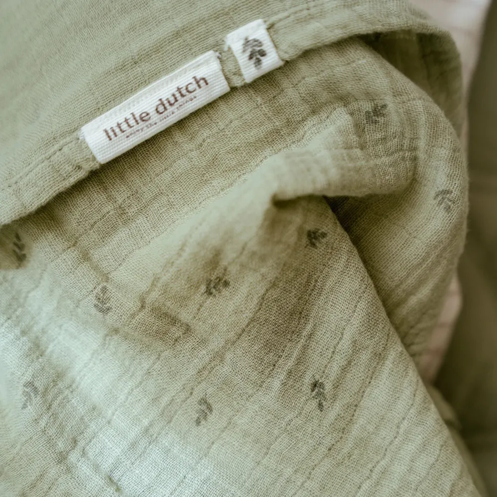 Little Dutch Swaddle - Groen - 120 cm - Essentials