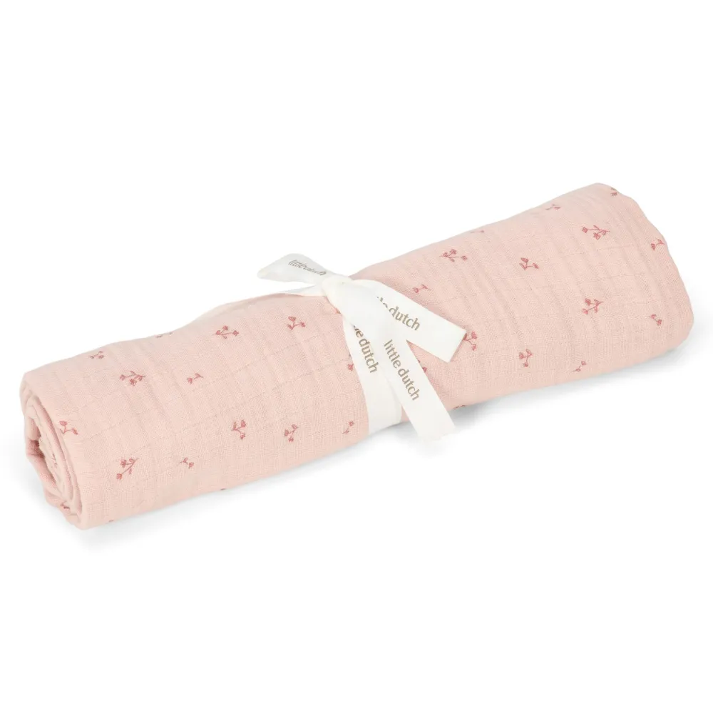Little Dutch Swaddle - Roze - 120 cm - Essentials