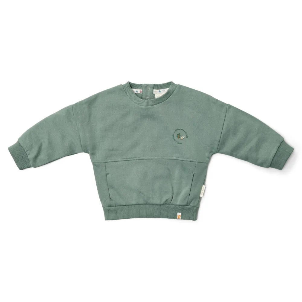 Little Dutch Sweater - Groen - Forest Friends