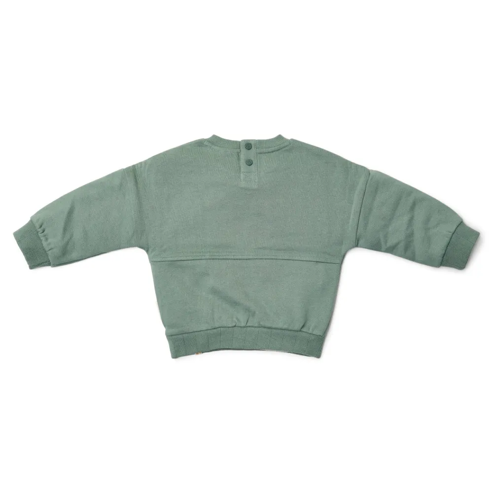 Little Dutch Sweater - Groen - Forest Friends