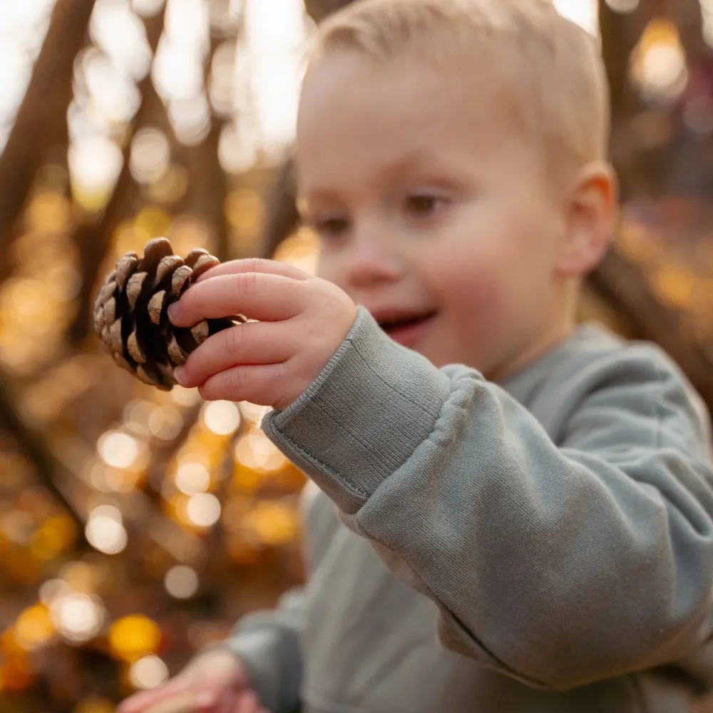 Little Dutch Sweater - Groen - Forest Friends