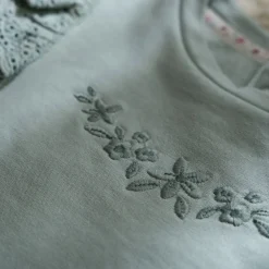 Little Dutch Sweater - Ruches - Groen - Fairy Garden