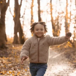 Little Dutch Teddy vest - Bruin - Forest Friends
