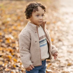 Little Dutch Teddy vest - Bruin - Forest Friends