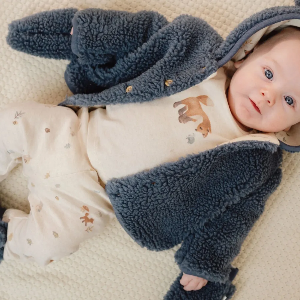 Little Dutch Teddy wanten - Blauw - Newborn Naturals