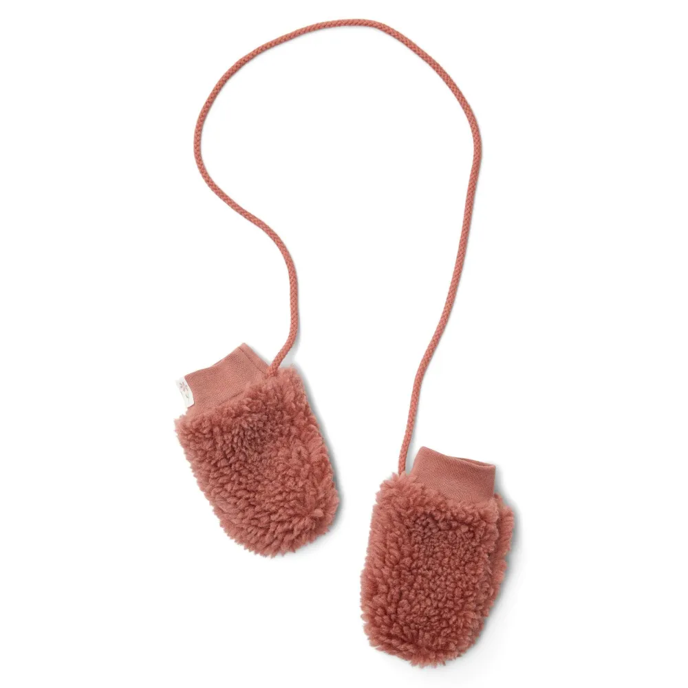 Little Dutch Teddy wanten - Roze - Newborn Naturals