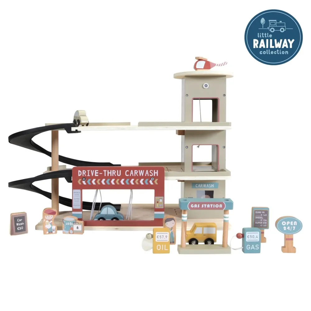 Little Dutch Treinbaanuitbreiding - garage