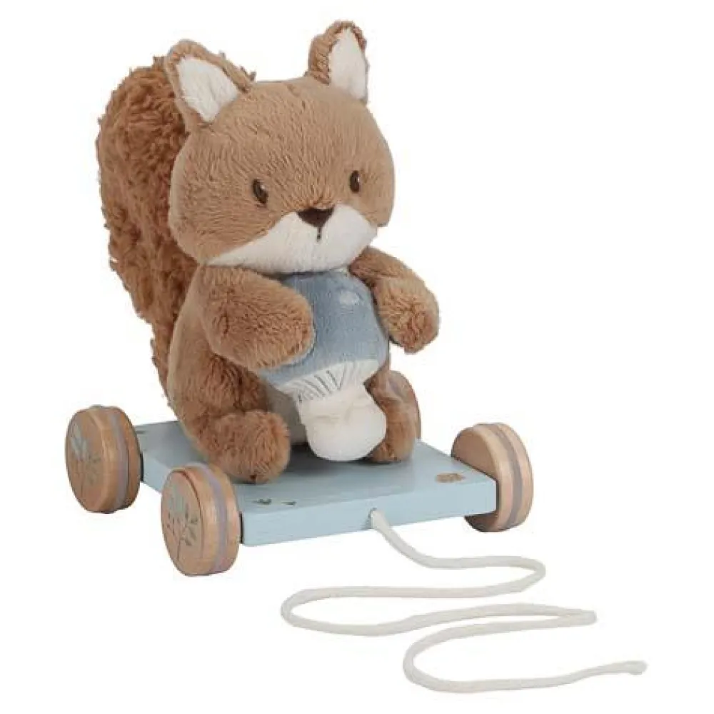 Little Dutch Trekdier Eekhoorn - Blauw - Forest Friends