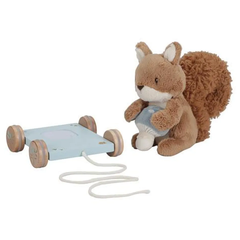Little Dutch Trekdier Eekhoorn - Blauw - Forest Friends