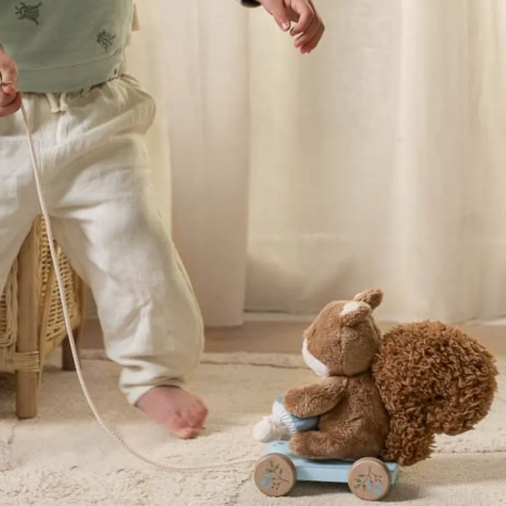 Little Dutch Trekdier Eekhoorn - Blauw - Forest Friends