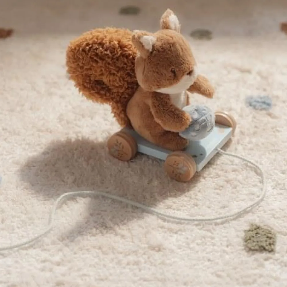 Little Dutch Trekdier Eekhoorn - Blauw - Forest Friends