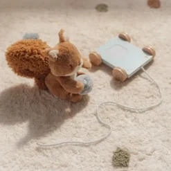 Little Dutch Trekdier Eekhoorn - Blauw - Forest Friends