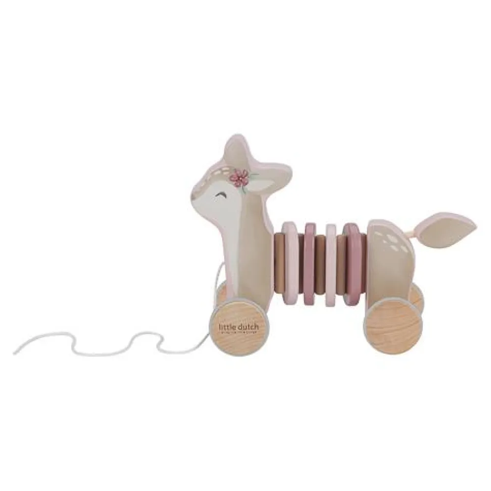 Little Dutch Trekdier Hert - Roze - Fairy Garden