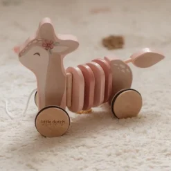 Little Dutch Trekdier Hert - Roze - Fairy Garden