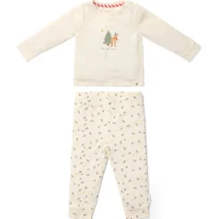 Little Dutch Tweedelige kerst pyjama – Beige