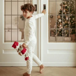 Little Dutch Tweedelige kerst pyjama – Beige