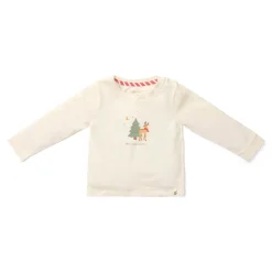 Little Dutch Tweedelige kerst pyjama – Beige
