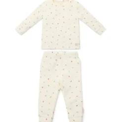 Little Dutch Tweedelige pyjama - Wit - Forest Friends - Forest Treasures