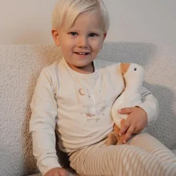 Little Dutch Tweedelige pyjama - Zand - Gestreept