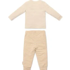 Little Dutch Tweedelige pyjama - Zand - Gestreept
