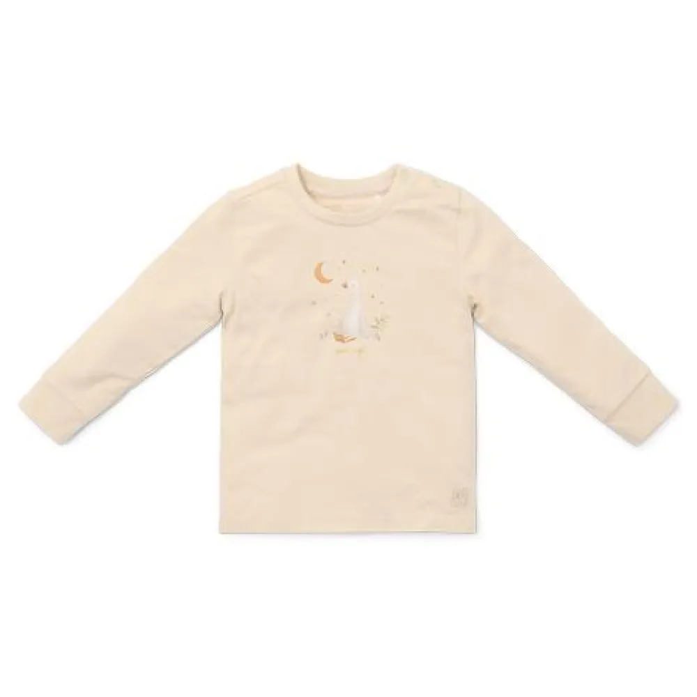 Little Dutch Tweedelige pyjama - Zand - Gestreept