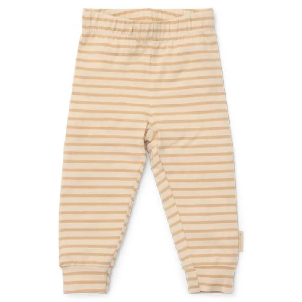 Little Dutch Tweedelige pyjama - Zand - Gestreept