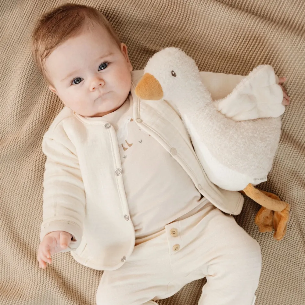 Little Dutch Vest - Beige - Newborn Naturals - Little Goose
