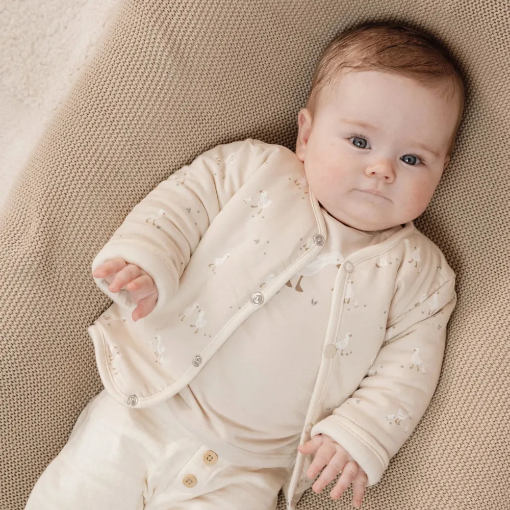 Little Dutch Vest - Beige - Newborn Naturals - Little Goose