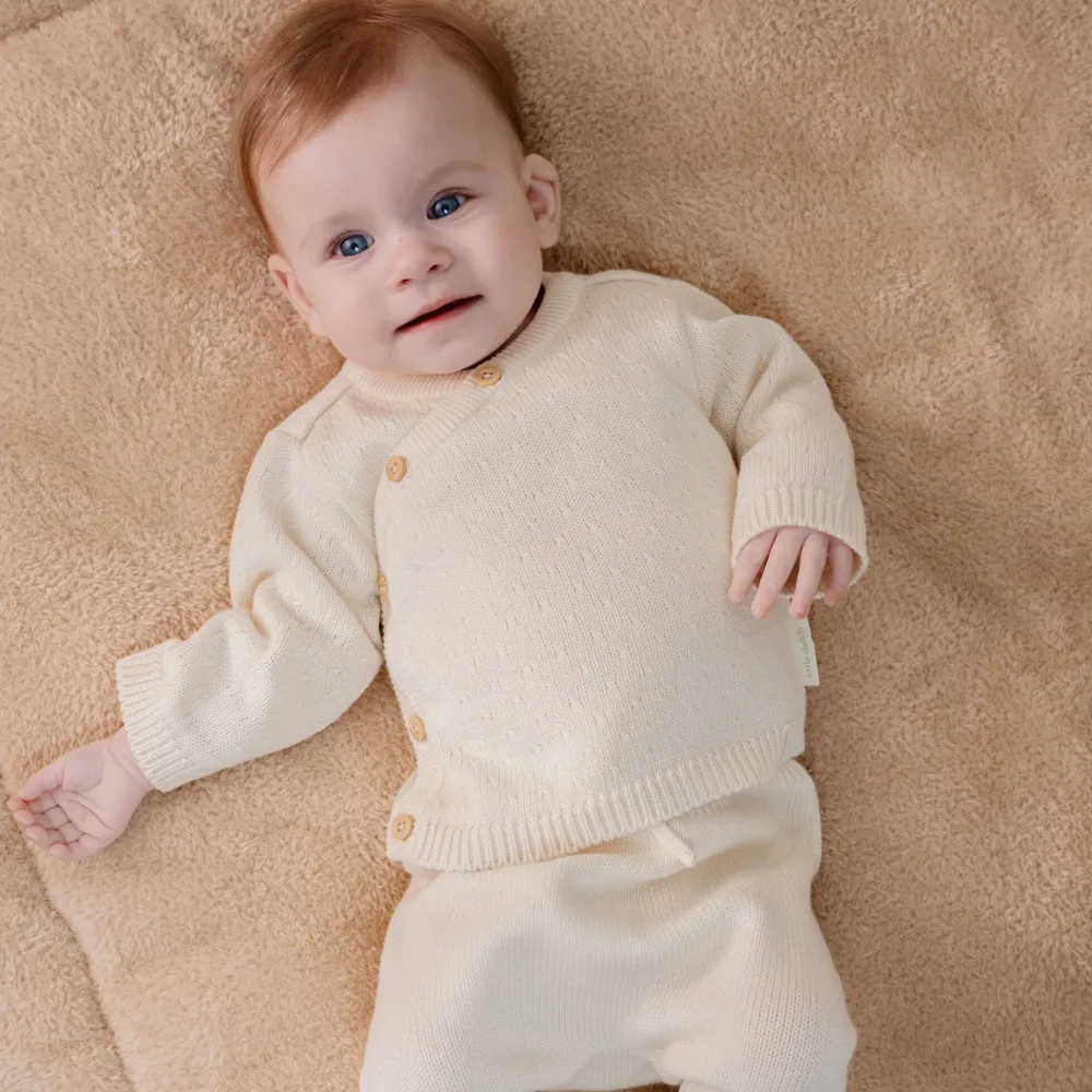 Little Dutch Vest - Wit - Newborn Naturals