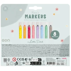 Little Dutch Viltstiften - Meerkleurig - Essentials - Rosa