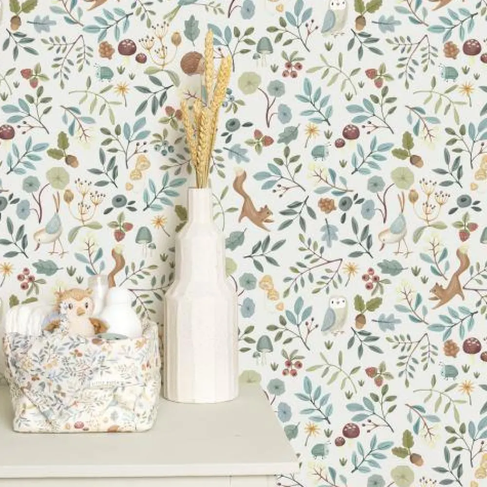 Little Dutch Vliesbehang - Meerkleurig - Forest Friends - Forest Wonders