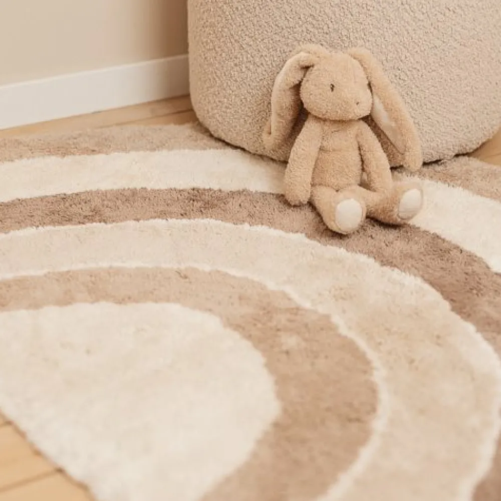 Little Dutch Vloerkleed regenboog - Beige - Essentials