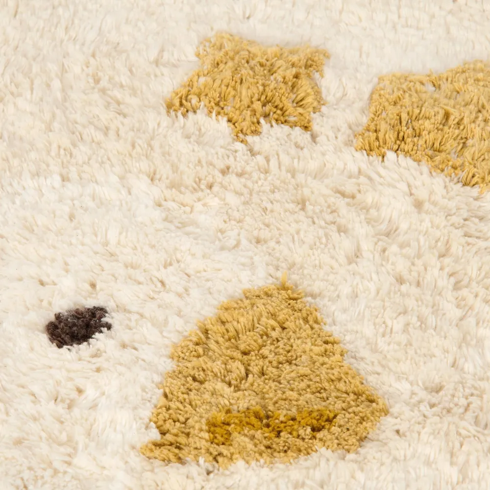 Little Dutch Vloerkleed rond - Wit - Newborn Naturals - Little Goose