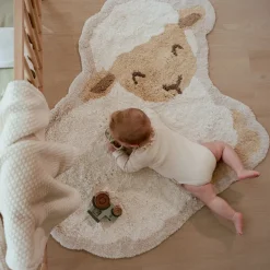 Little Dutch Vloerkleed schaap - Wit - Little Farm