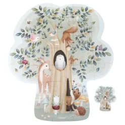 Little Dutch Vloerpuzzel - Blauw - Forest Friends