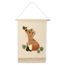 Little Dutch Wandkleed vos - Wit - Forest Friends