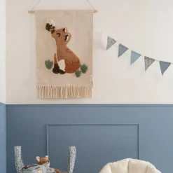 Little Dutch Wandkleed vos - Wit - Forest Friends